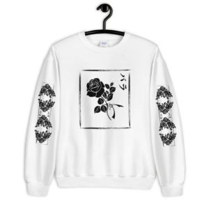 Black Rose Aesthetic Sweatshirt
